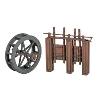 Water Wheel & Sluice Gates