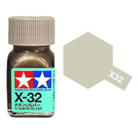 Tamiya - Titanium Silver - Enamel 10ml - 80032-000